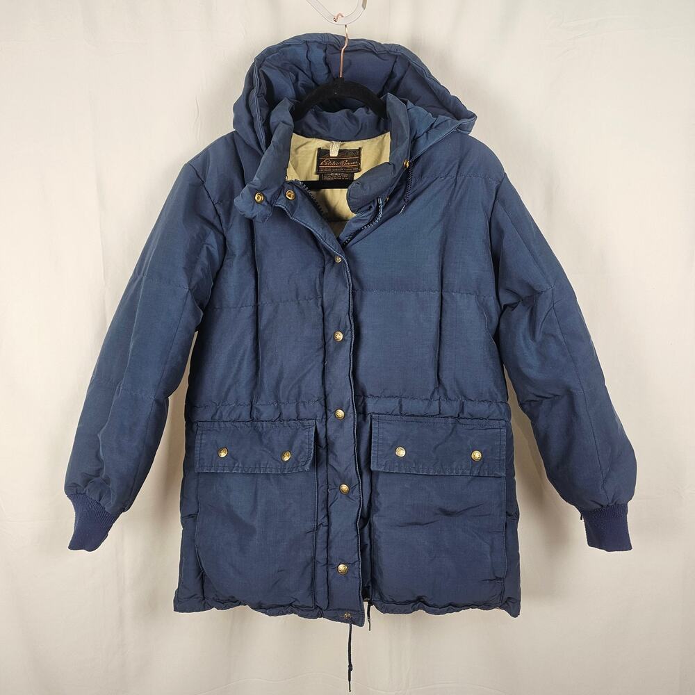 Eddie Bauer Vintage 1970s Goose Down Hooded Parka Jacket Men’s M/L Expeditionary